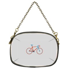 Bicycle Sports Drawing Minimalism Chain Purses (two Sides)  by Simbadda