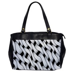 Black And White Pattern Office Handbags by Simbadda