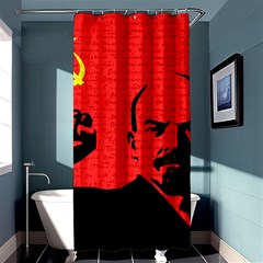 Lenin  Shower Curtain 36  X 72  (stall)  by Valentinaart