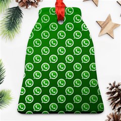 Whatsapp Logo Pattern Ornament (bell) by Simbadda