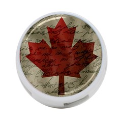 Canada Flag 4-port Usb Hub (one Side) by Valentinaart