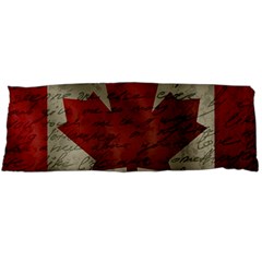 Canada Flag Body Pillow Case (dakimakura) by Valentinaart