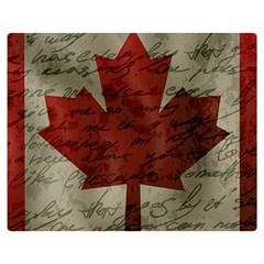 Canada Flag Double Sided Flano Blanket (medium)  by Valentinaart