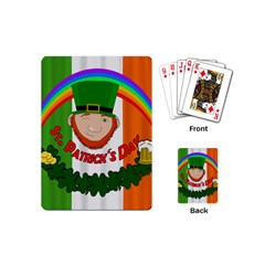 St  Patricks Day  Playing Cards (mini)  by Valentinaart