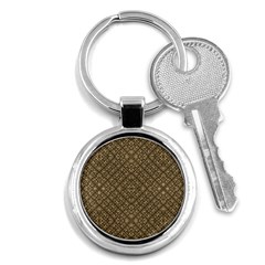 Wooden Ornamented Pattern Key Chains (round)  by dflcprints