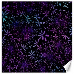 Retro Flower Pattern Design Batik Canvas 20  X 20   by Simbadda