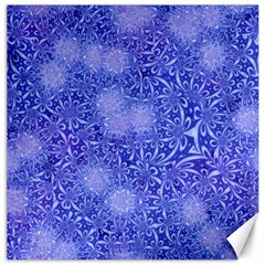 Retro Flower Pattern Design Batik Canvas 12  X 12   by Simbadda