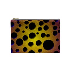 Background Design Random Balls Cosmetic Bag (medium)  by Simbadda