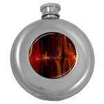 The Burning Of A Bridge Round Hip Flask (5 oz) Front