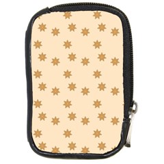 Pattern Gingerbread Star Compact Camera Cases by Simbadda