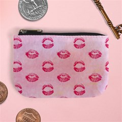 Watercolor Kisses Patterns Mini Coin Purses by TastefulDesigns