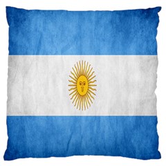 Argentina Texture Background Large Flano Cushion Case (one Side) by Simbadda