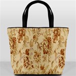 Patterns Flowers Petals Shape Background Bucket Bags Front