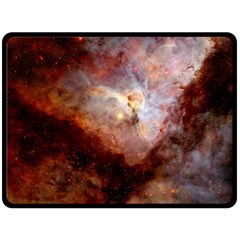 Carina Nebula Fleece Blanket (large)  by SpaceShop