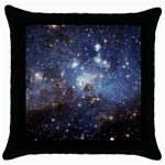 Large Magellanic Cloud Throw Pillow Case (Black) Front