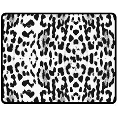 Animal Print Fleece Blanket (medium)  by Valentinaart