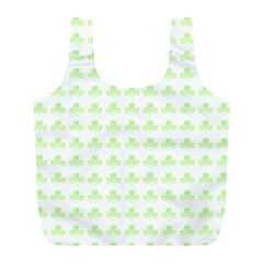 Shamrock Irish St Patrick S Day Full Print Recycle Bags (l)  by Simbadda