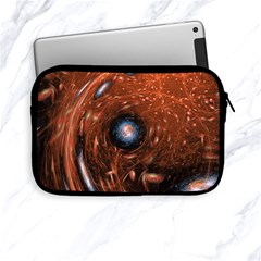 Fractal Peacock World Background Apple Ipad Mini Zipper Cases by Simbadda