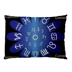 Astrology Birth Signs Chart Pillow Case by Amaryn4rt