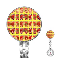 Funny Faces Stainless Steel Nurses Watch by Amaryn4rt