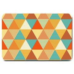 Triangles Pattern  Large Doormat  by TastefulDesigns