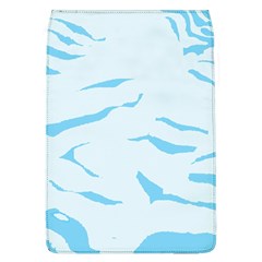 Blue Tiger Animal Pattern Digital Flap Covers (l)  by Amaryn4rt