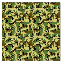 Camo Woodland Large Satin Scarf (square) by sifis