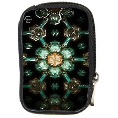 Kaleidoscope With Bits Of Colorful Translucent Glass In A Cylinder Filled With Mirrors Compact Camera Cases by Simbadda