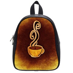 Coffee Drink Abstract School Bags (small)  by Simbadda