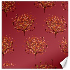 Beautiful Tree Background Pattern Canvas 16  X 16   by Simbadda