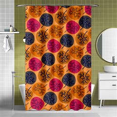 Colorful Trees Background Pattern Shower Curtain 48  X 72  (small)  by Simbadda