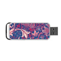 Floral Pattern Portable Usb Flash (two Sides) by Valentinaart