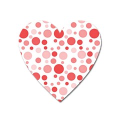 Polka Dots Heart Magnet by Valentinaart