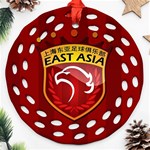 Shanghai SIPG F.C. Ornament (Round Filigree) Front