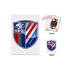 Shanghai Greenland Shenhua F C  Playing Cards (mini)  by Valentinaart