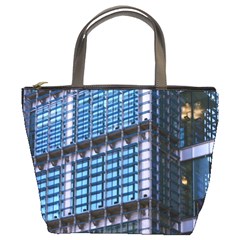 Modern Business Architecture Bucket Bags by Simbadda