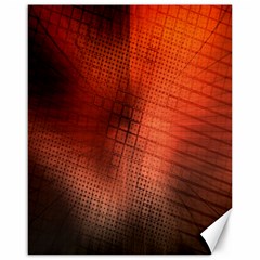 Background Technical Design With Orange Colors And Details Canvas 16  X 20   by Simbadda