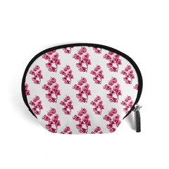 Santa Rita Flowers Pattern Accessory Pouches (small)  by dflcprints