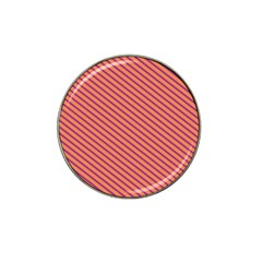 Striped Purple Orange Hat Clip Ball Marker (10 Pack) by Mariart