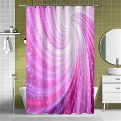 Vortexglow Abstract Background Wallpaper Shower Curtain 48  X 72  (small)  by Simbadda