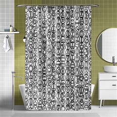 Abstract Knots Background Design Pattern Shower Curtain 48  X 72  (small)  by Simbadda