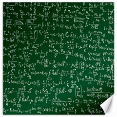 Formula Number Green Board Canvas 16  X 16   by Mariart