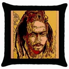 Bunnylinear Throw Pillow Case (black) by PosterPortraitsArt