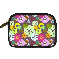 Floral Seamless Pattern Vector Digital Camera Cases by Nexatart