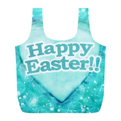 Happy Easter Theme Graphic Full Print Recycle Bags (l)  by dflcprints