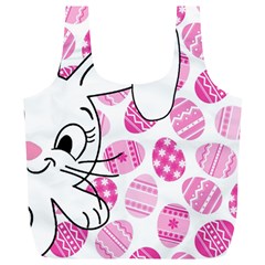 Easter Bunny  Full Print Recycle Bags (l)  by Valentinaart