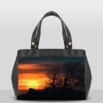 Sunset At Nature Landscape Office Handbags (2 Sides)  Front