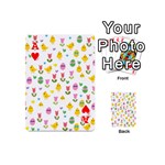 Easter - chick and tulips Playing Cards 54 (Mini)  Front - HeartA