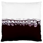 Bubbles In Red Wine Large Cushion Case (Two Sides) Front