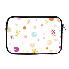 Flower Floral Star Balloon Bubble Apple Macbook Pro 17  Zipper Case by Mariart